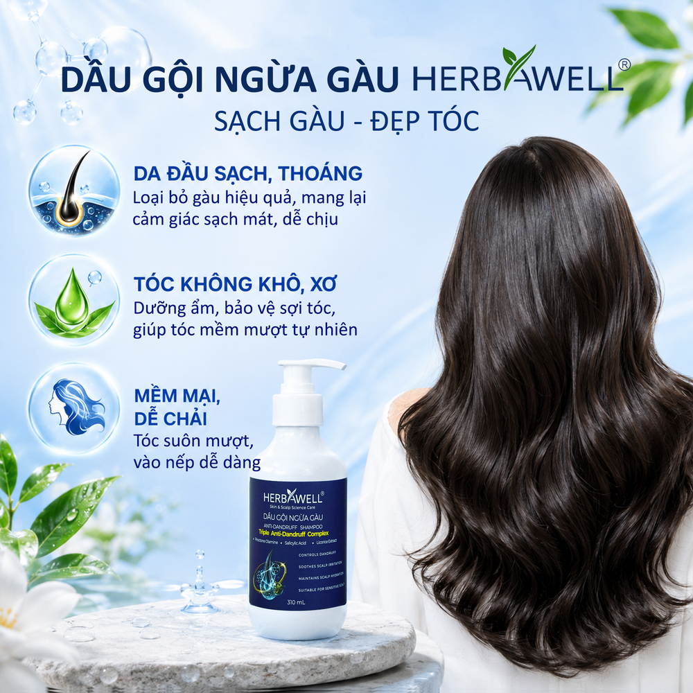 Dầu gội ngừa gàu Herbawell