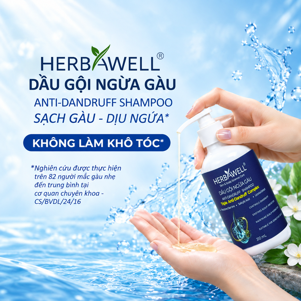 Dầu gội ngừa gàu Herbawell