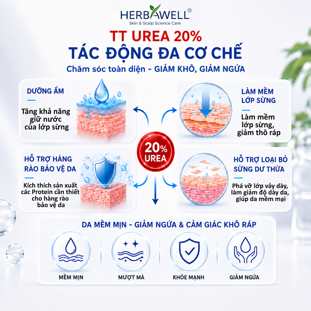 Kem dưỡng ẩm TT Urea 20%