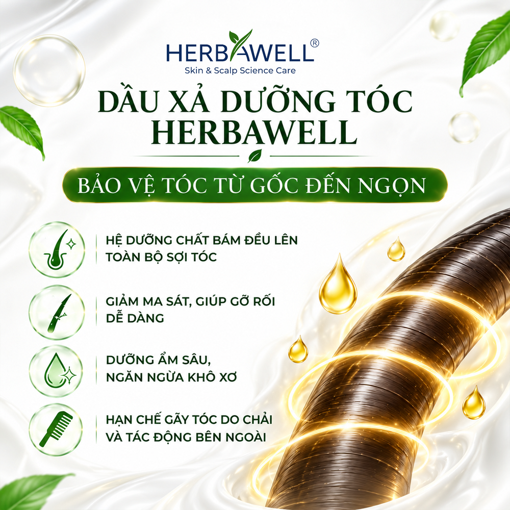 Dầu xả dưỡng tóc Herbawell